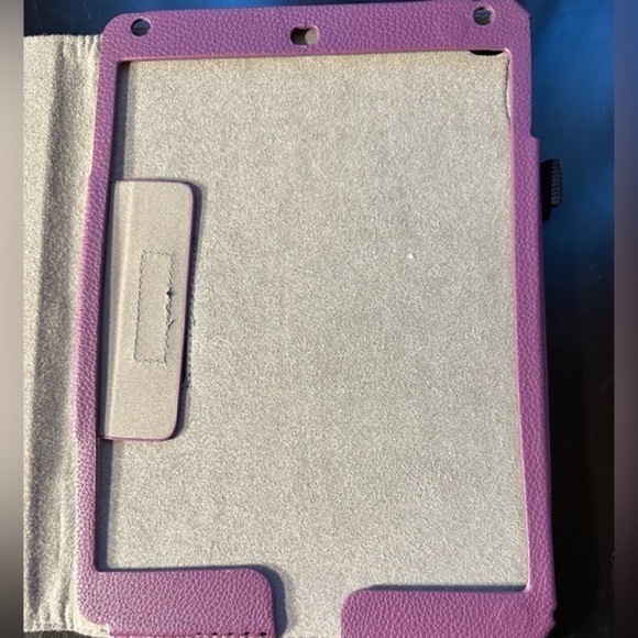 Purple Premium Synthetic Leather cover for IPad Air 2 - Picture 6 of 6